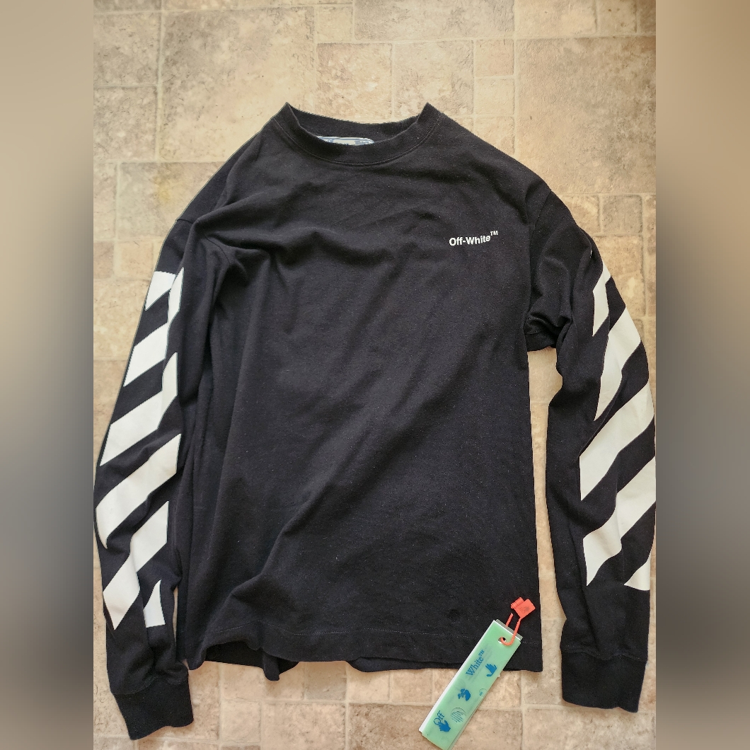 Off-White Diag Helvetica Shirt Small